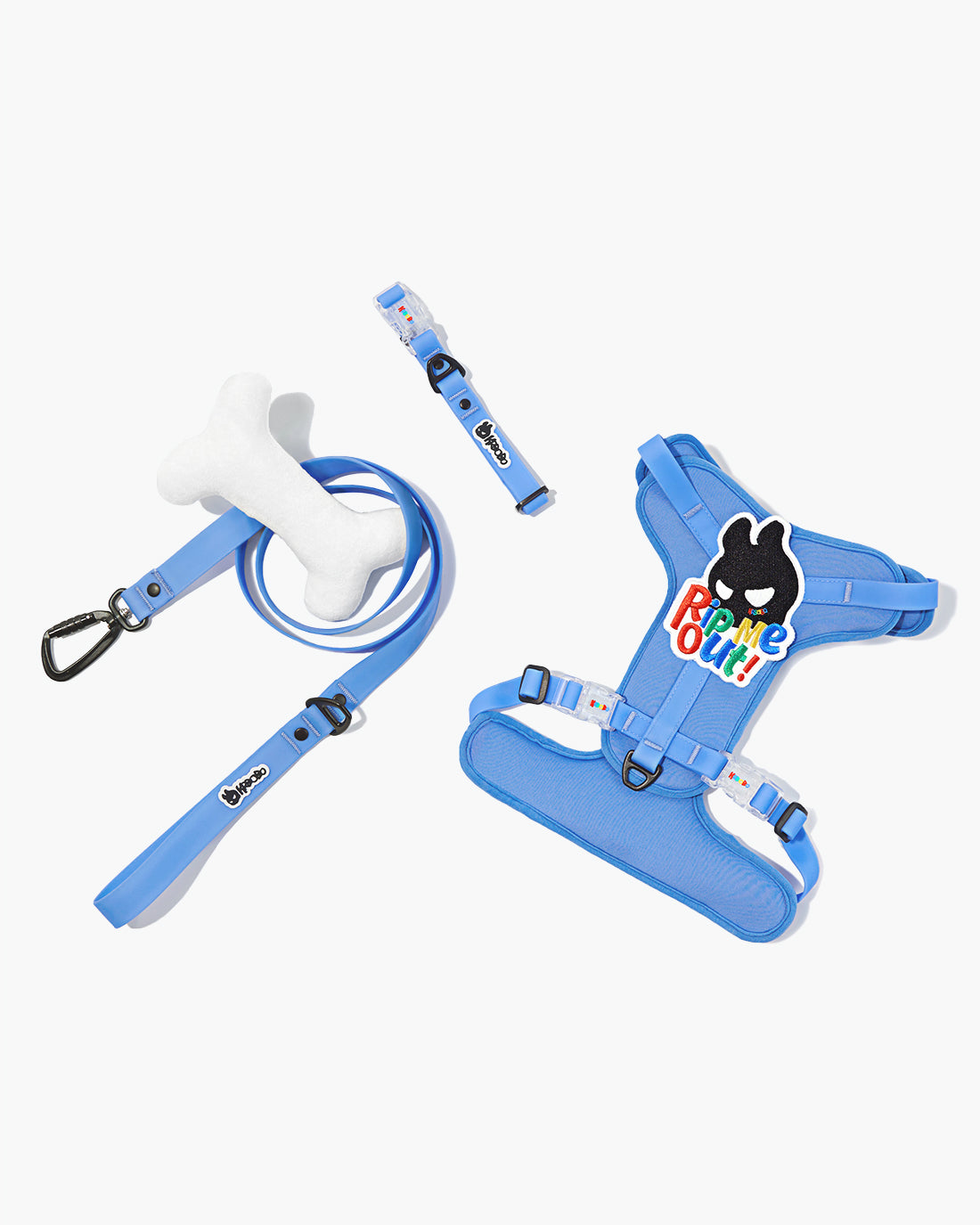 KRBOBO DOG Walk Kit（Harness+collar+Leash）